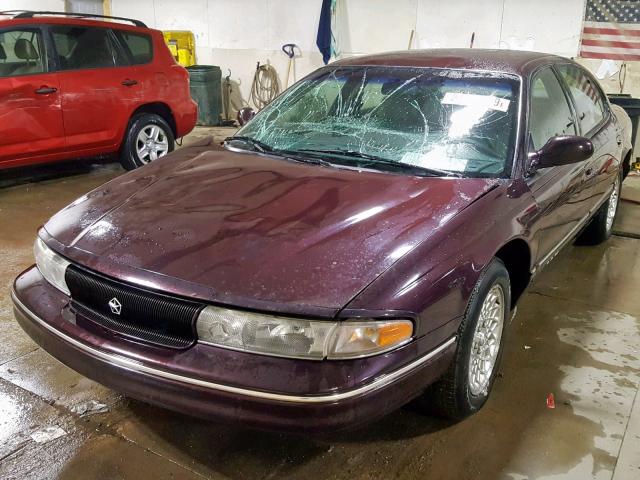 2C3HD56F2RH359203 - 1994 CHRYSLER LHS PURPLE photo 2