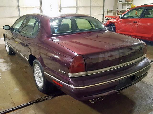 2C3HD56F2RH359203 - 1994 CHRYSLER LHS PURPLE photo 3