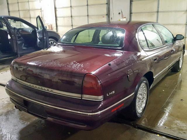 2C3HD56F2RH359203 - 1994 CHRYSLER LHS PURPLE photo 4