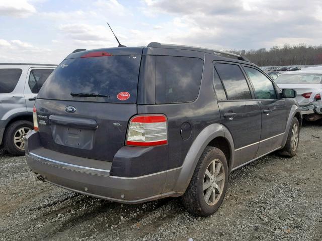 1FMDK02W88GA27510 - 2008 FORD TAURUS X S GRAY photo 4