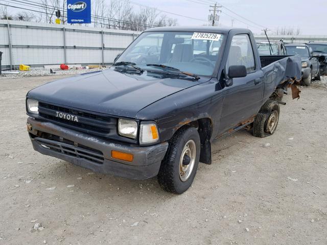 JT4RN81A3M5123671 - 1991 TOYOTA PICKUP 1/2 BLACK photo 2