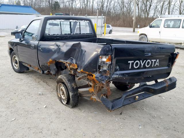 JT4RN81A3M5123671 - 1991 TOYOTA PICKUP 1/2 BLACK photo 3