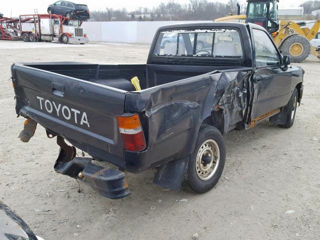 JT4RN81A3M5123671 - 1991 TOYOTA PICKUP 1/2 BLACK photo 4