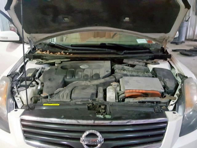 1N4CL21E89C116445 - 2009 NISSAN ALTIMA HYB WHITE photo 7