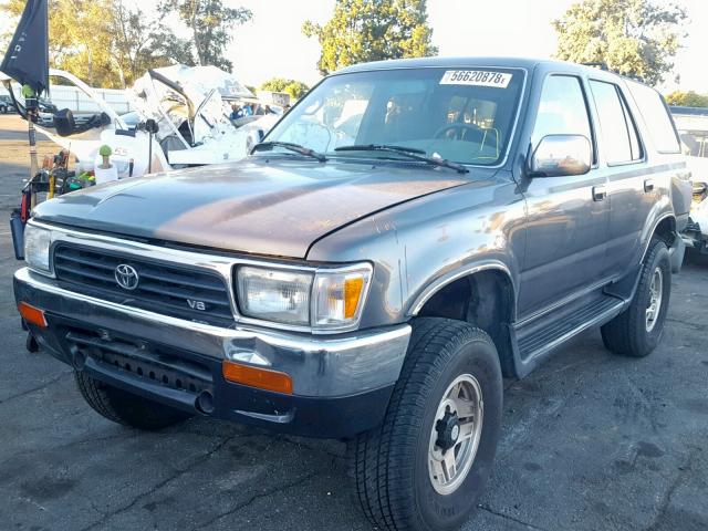 JT3VN39W2N8035412 - 1992 TOYOTA 4RUNNER VN GRAY photo 2