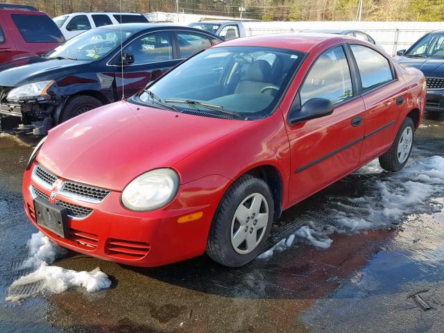 1B3ES26C13D224115 - 2003 DODGE NEON SE RED photo 2