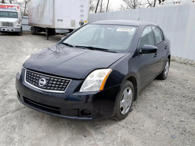 3N1AB61E27L643249 - 2007 NISSAN SENTRA 2.0 BLACK photo 2