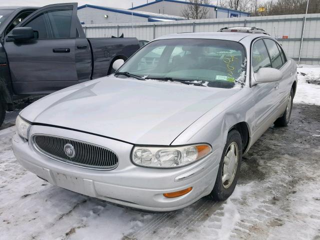 1G4HP54K5Y4102207 - 2000 BUICK LESABRE CU SILVER photo 2