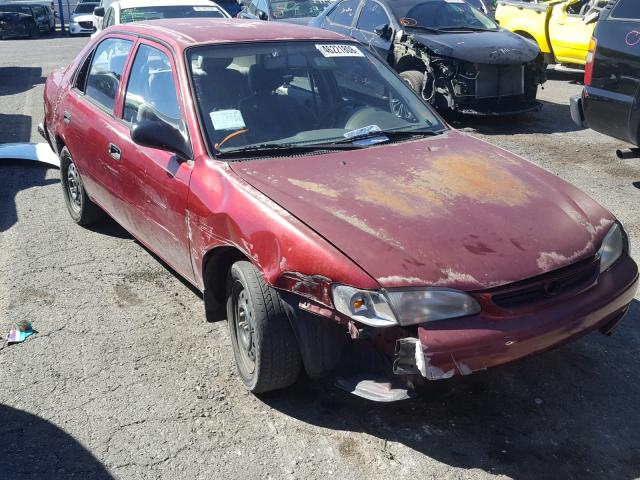 1NXBR12E7YZ315195 - 2000 TOYOTA COROLLA VE BURGUNDY photo 1