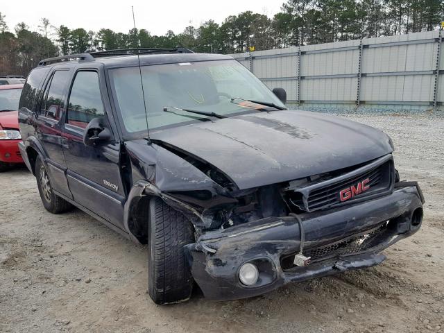 1GKDT13W5W2951746 - 1998 GMC ENVOY BLACK photo 1