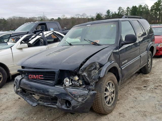 1GKDT13W5W2951746 - 1998 GMC ENVOY BLACK photo 2