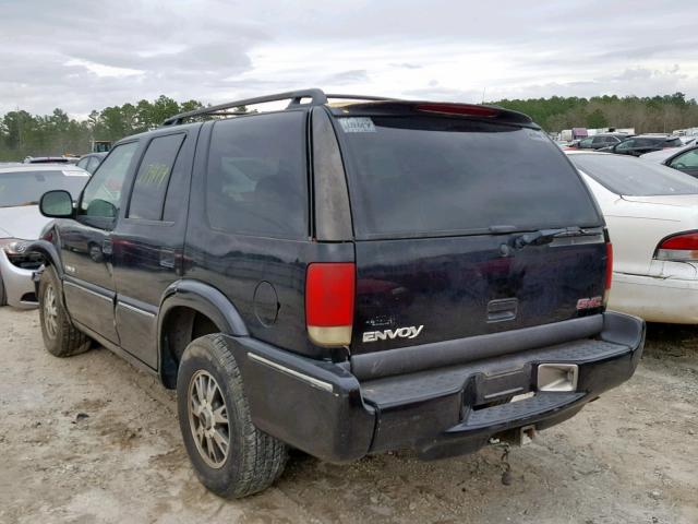 1GKDT13W5W2951746 - 1998 GMC ENVOY BLACK photo 3