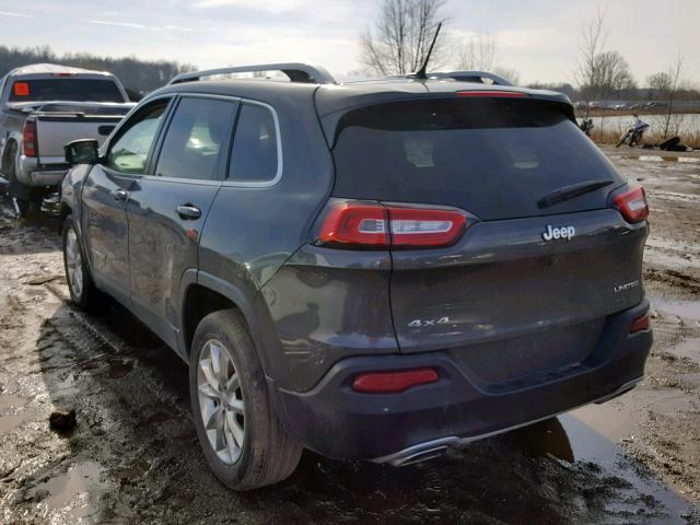 1C4PJMDS8FW647539 - 2015 JEEP CHEROKEE L GRAY photo 3