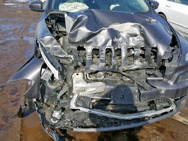 1C4PJMDS8FW647539 - 2015 JEEP CHEROKEE L GRAY photo 9