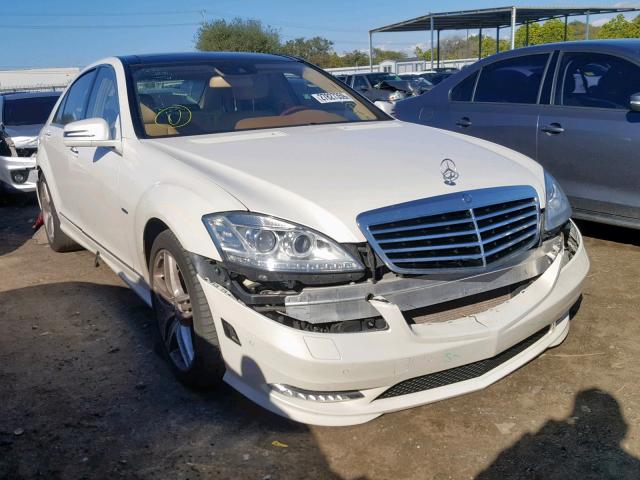 WDDNG7DB3CA474969 - 2012 MERCEDES-BENZ S 550 WHITE photo 1