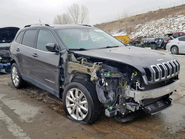 1C4PJLDS5EW283413 - 2014 JEEP CHEROKEE L GRAY photo 1