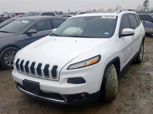 1C4PJLDB0EW153944 - 2014 JEEP CHEROKEE L WHITE photo 2