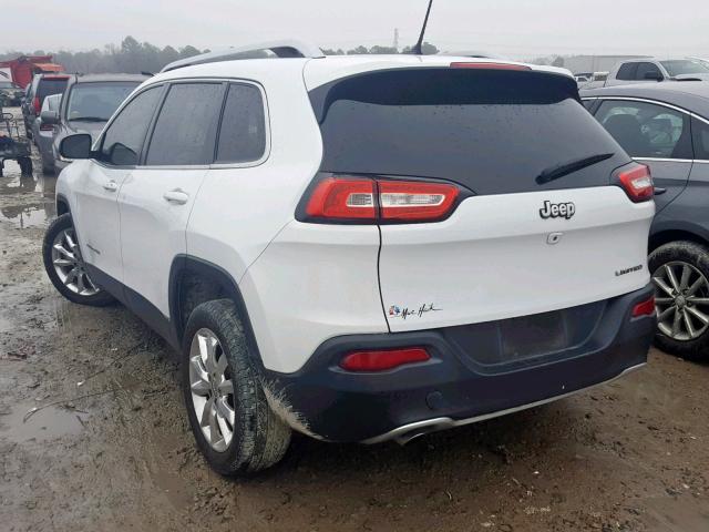 1C4PJLDB0EW153944 - 2014 JEEP CHEROKEE L WHITE photo 3