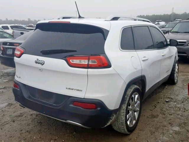 1C4PJLDB0EW153944 - 2014 JEEP CHEROKEE L WHITE photo 4