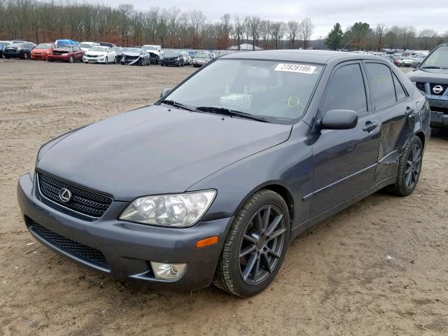 JTHBD192820044787 - 2002 LEXUS IS 300 GRAY photo 2