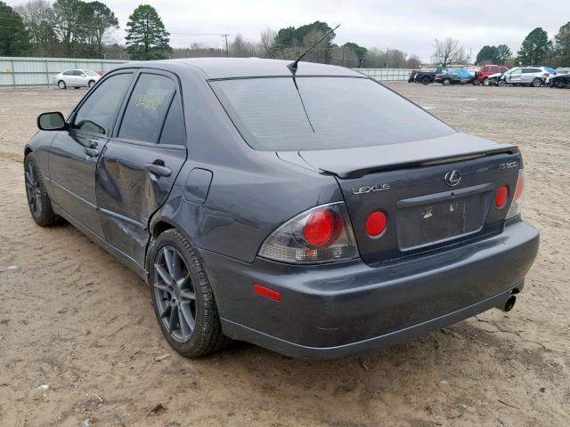 JTHBD192820044787 - 2002 LEXUS IS 300 GRAY photo 3