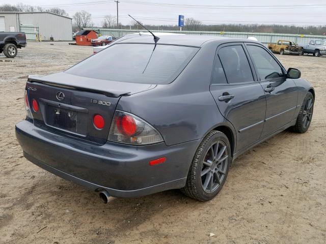 JTHBD192820044787 - 2002 LEXUS IS 300 GRAY photo 4