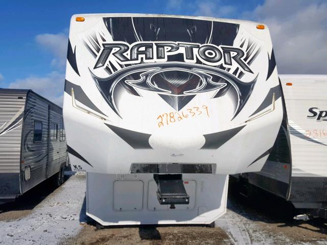 4YDF41037ER800082 - 2014 KEYSTONE RAPTOR WHITE photo 2