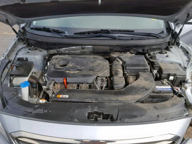 5NPE34AF4FH019301 - 2015 HYUNDAI SONATA SPO SILVER photo 7