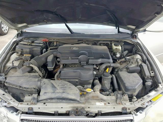 JTHBD182110021240 - 2001 LEXUS IS 300 GRAY photo 7