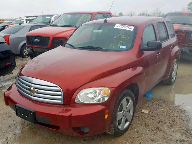 3GNCA13D68S711471 - 2008 CHEVROLET HHR LS Burdeos foto 2