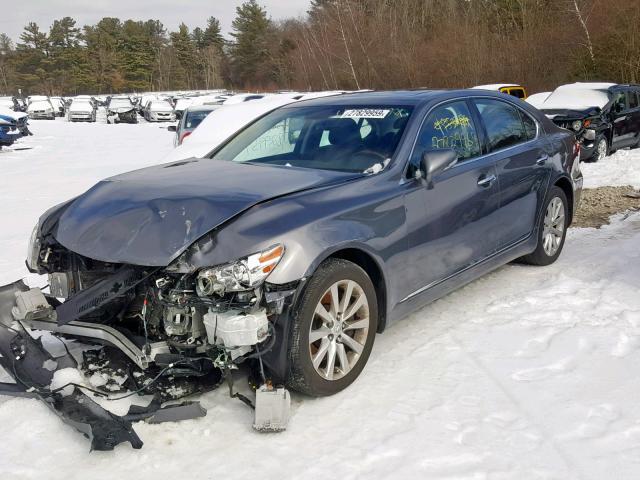 JTHCL5EF3C5013183 - 2012 LEXUS LS 460 GRAY photo 2