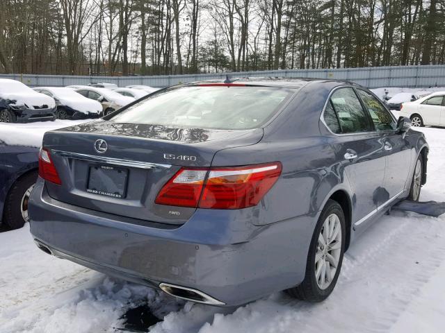 JTHCL5EF3C5013183 - 2012 LEXUS LS 460 GRAY photo 4