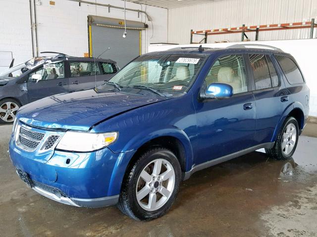 5S3ET13M662805736 - 2006 SAAB 9-7X ARC BLUE photo 2