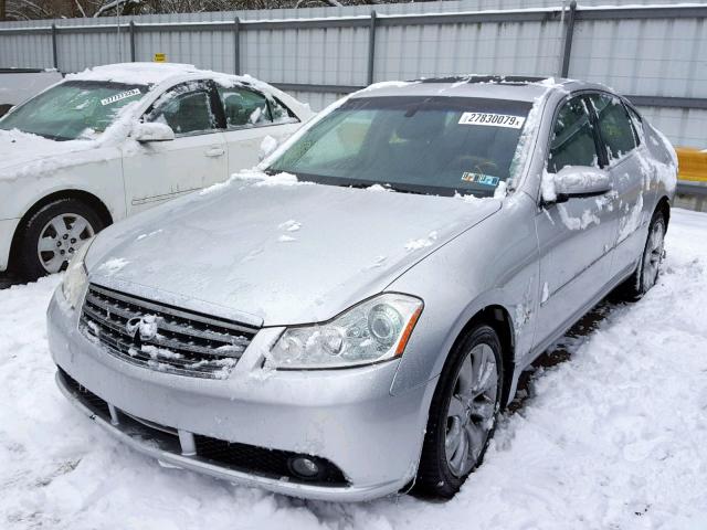 JNKAY01F77M458636 - 2007 INFINITI M35 BASE SILVER photo 2