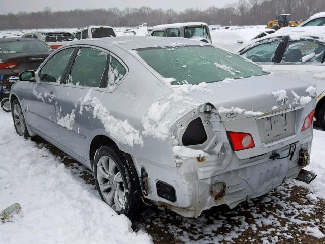 JNKAY01F77M458636 - 2007 INFINITI M35 BASE SILVER photo 3