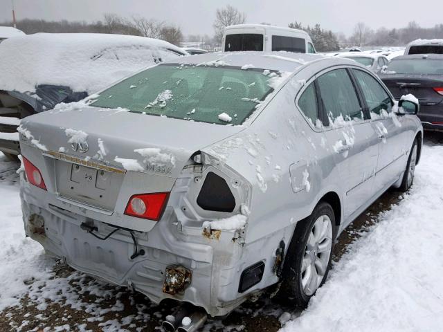 JNKAY01F77M458636 - 2007 INFINITI M35 BASE SILVER photo 4