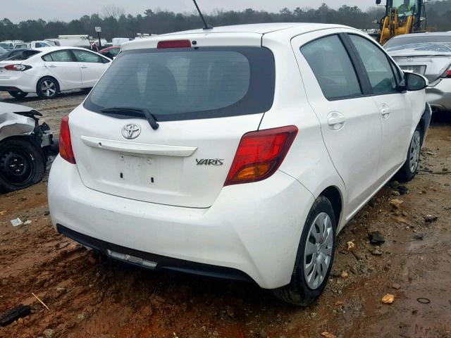 VNKKTUD31HA084872 - 2017 TOYOTA YARIS L WHITE photo 4