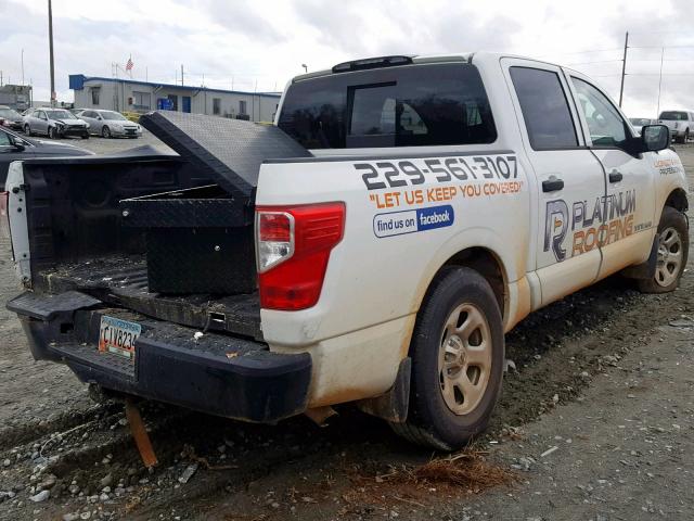 1N6AA1EK2JN502608 - 2018 NISSAN TITAN S WHITE photo 4