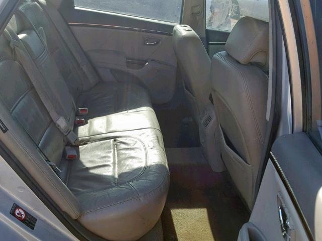 KMHFC4DF5BA554635 - 2011 HYUNDAI AZERA GLS SILVER photo 6