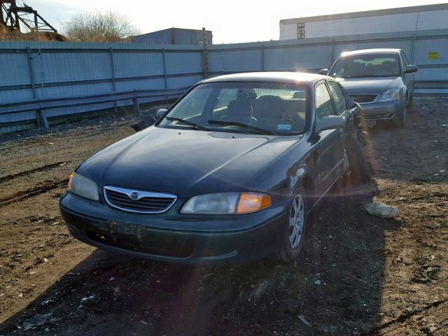 1YVGF22D1W5734595 - 1998 MAZDA 626 ES GREEN photo 2