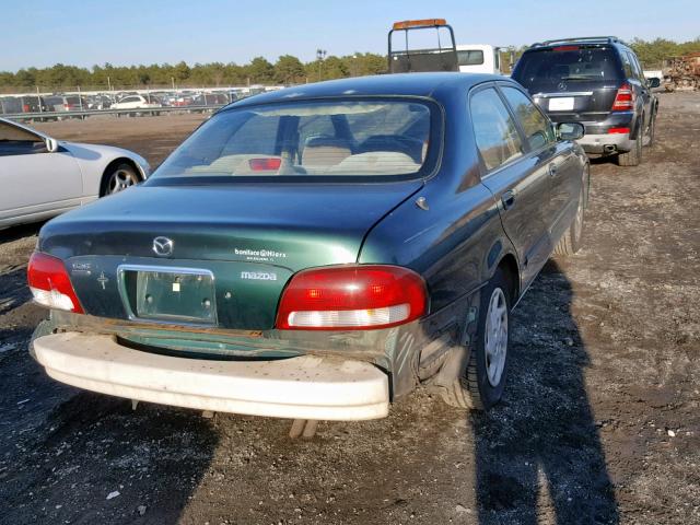 1YVGF22D1W5734595 - 1998 MAZDA 626 ES GREEN photo 4