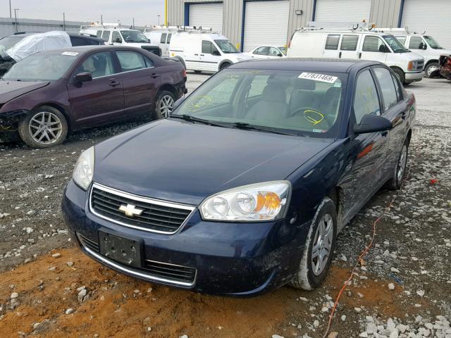 1G1ZS57F87F157851 - 2007 CHEVROLET MALIBU LS BLUE photo 2