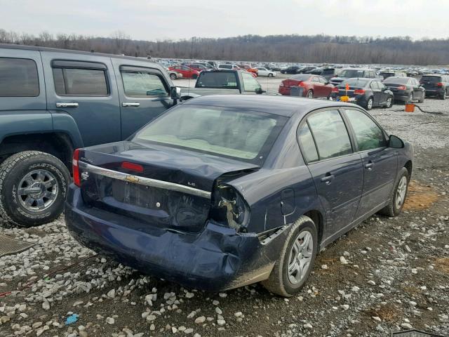 1G1ZS57F87F157851 - 2007 CHEVROLET MALIBU LS BLUE photo 4