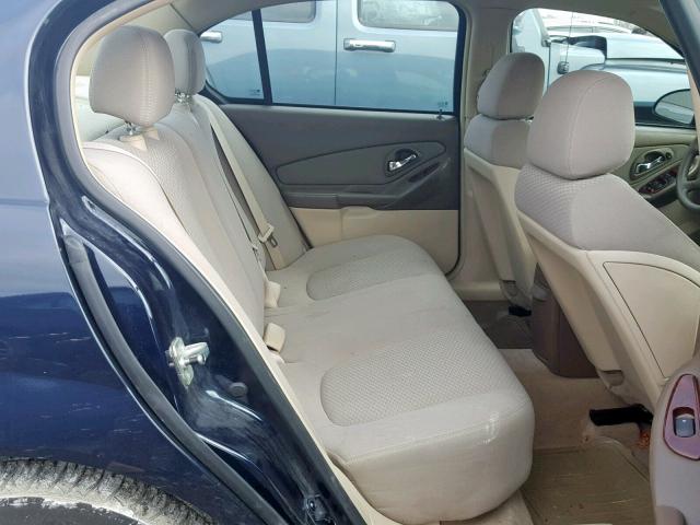 1G1ZS57F87F157851 - 2007 CHEVROLET MALIBU LS BLUE photo 6