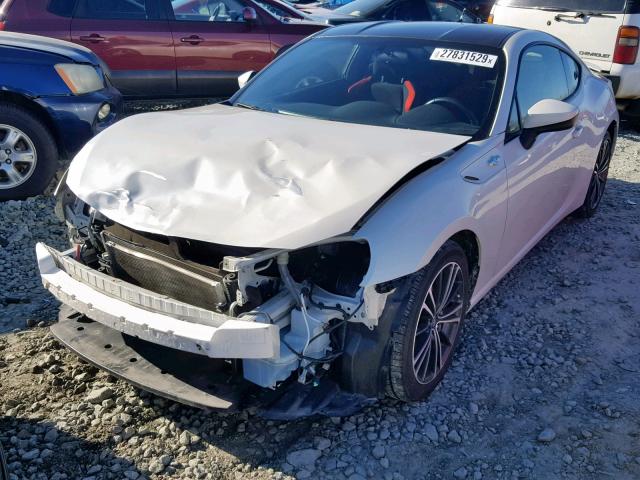 JF1ZNAA13D1724129 - 2013 TOYOTA SCION FR-S WHITE photo 2