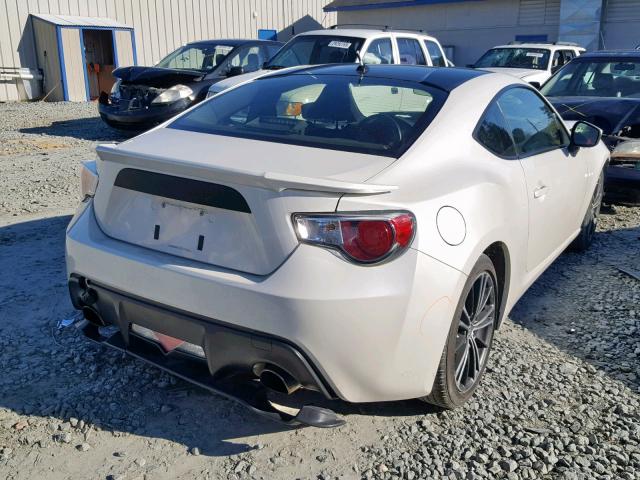 JF1ZNAA13D1724129 - 2013 TOYOTA SCION FR-S WHITE photo 4