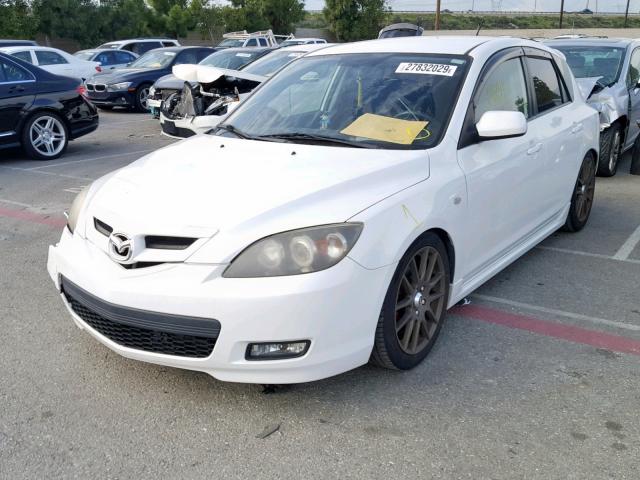 JM1BK344391237123 - 2009 MAZDA 3 S WHITE photo 2