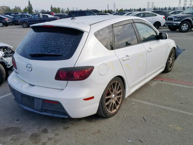 JM1BK344391237123 - 2009 MAZDA 3 S WHITE photo 4