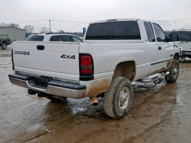 1B7KF23621J539735 - 2001 DODGE RAM 2500 WHITE photo 4