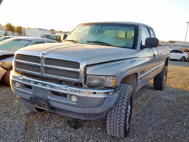 3B7KF23651G232562 - 2001 DODGE RAM 2500 SILVER photo 2